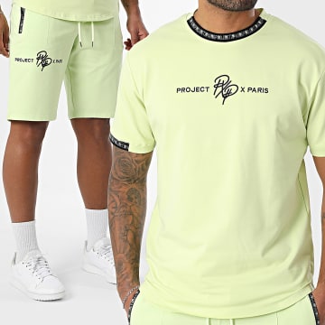 Project X Paris - Set T-Shirt Und Jogginghose 2210218 2240218 Hellgrün